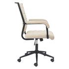 Zuo - Auction Chaise de bureau - Beige-Garantie limitée de 3 ans