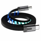 Statik - MagStack Slim Pro Câble de Charge/Sync USB-C vers USB-C de 6.6 pi, Noir-Fini les câbles emmêlés ! Le MagStack Slim s'enroule facilement sur lui-même et ne vous gêne pas, pour une installation plus organisée et minimaliste
