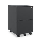 Ceha Canada - Coffrets métalliques à 2 tiroirs - Noir-UTILISATION EFFICACE DE L'ESPACE ET SÉCURITÉ : Optimisez votre classement avec cette armoire de classement compacte qui offre un ample rangement sans occuper beaucoup d'espace au sol. Soyez assuré de la sécurité et de la confidentialité de vos documents grâce à la serrure à clé incluse