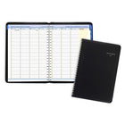 AT-A-GLANCE - Cahier de rendez-vous hebdomadaire/mensuel QuickNotes 2027 - 10 7/8 po H x 8 1/4 po l - noir - bilingue-Couverture en similicuir noir