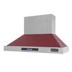 KUCHT KRH4815-R 48 po Hotte murale professionnelle - 1200 CFM - Acier inoxydable/Rouge-La hotte professionnelle offre jusqu’à 1 200 CFM, permettant plusieurs niveaux de débit d’air et capturant la fumée et les odeurs de cuisson dans un fonctionnement silencieux.