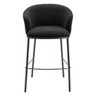 Zuo - Essen Tabouret de bar - Noir/Bronze-Support pour les bras