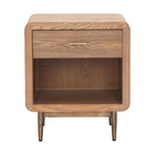 Zuo - Vidaz Table d’appoint - Brun-Placage de bois élégant avec texture naturelle chaleureuse
