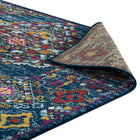 Modway - Entourage Treillis floraux vintage Khalida Tapis de 5 pi l x 8 pi L - Bleu Orange Jaune Rouge-8