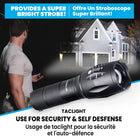 Bell+Howell - Lampes torches tactiques étanches haute luminosité Taclight - Paquet de 3-Économe en énergie: forte puissance avec led longue durée jusqu’à 50 000+ heures pour une utilisation économique et plus respectueuse de l’environnement