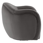 Modway - Compose Performance Velvet Fauteuil pivotant - Storm Grey-Couture subtile en contour