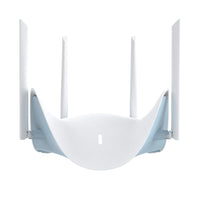 D-Link - BE9500 Routeur intelligent Tri-Bande Wi-Fi 7-L'élégance rencontre la performance : Forme sculptée en forme d'aile, ventilation cachée et base de canalisation des câbles, le R95 complète votre espace de vie tout en offrant un débit de nouvelle génération, une latence ultra-faible et une fiabilité à toute épreuve - c'est la puissance et le raffinement, en parfait équilibre