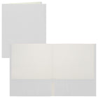 Staples - Portefeuille à 2 pochettes - Lot de 25 - Blanc-Pas de fixation