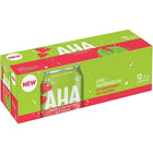 AHA Chaux & Pastèque - 355mL - Paquet de 12-Arômes naturels et autres arômes naturels