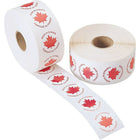 Étiquettes fabriquées au Canada, cercle de 1/2 po, 1 000/rouleau-Dimensions : cercle de 1/2 po