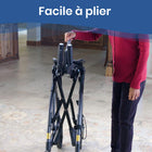 Journey - Déambulateur vertical UPWalker Original grand format - noir-Se plie facilement pour le rangement et le transport sans outils