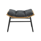 Manhattan Comfort - Ensemble moderne Benson de 3 pièces pour patio avec fauteuils à bascule - Gris - Lot de 3-34,64 po L x 40,15 po l x 31,49 po H