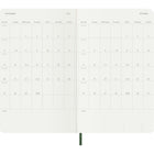 Moleskine - Agenda semainier  Classic 18 mois 2026-2027 - couverture souple - 12 -7 x 21 cm - vert myrte - Anglais-5
