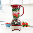 Kenmore - Mélangeur de 64 oz sur socle - rouge -3 fonctions incorporées : yaourt frappé, glace concassée et auto-nettoyage 