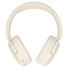Edifier - Écouteurs circum-auriculaires sans fil W800BT Pro, Bluetooth 5.4, audio Hi-Res, réduction de bruit active hybride et conception pliable – Ivoire-Des haut-parleurs dynamiques de 40 mm avec revêtement en titane offrent des basses puissantes et des aigus clairs et détaillés