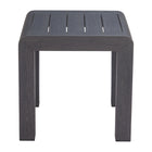Zuo - Rolig Table d’appoint - Noir-Bois imitation bois avec accents en aluminium au fini contemporain sophistiqué