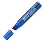 Pentel - Marqueur Permanent, Pointe Biseautée Extra-grasse, Encre Bleue - Paquet de 6-Pointe biseautée extra large pour un lettrage et des marquages bien visibles 