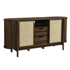 Modway - Reid 63" Buffet courbé - Noyer-Buffet courbé de 63"