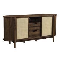 Modway - Reid 63" Buffet courbé - Noyer-Buffet courbé de 63"