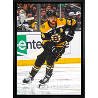 David Pastrnak 20x29 Boston Bruins - Toile encadree - 22" x 31"-Impression sur toile de qualité supérieure avec bordures enveloppées