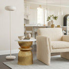 Zuo - Dobra Fauteuil d’appoint - Beige avoine-Dimensions: 29,5 po L x 32,7 po L x 30,3 po H