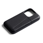 Bellroy - Étui pour téléphone portable à 3 cartes pour Apple iPhone 15 Pro - Noir-Cuir éco-tanné premium et polymère souple