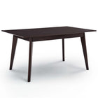 Modway - Prosper 5 pièces Velours rembourré Ensemble à manger - Cappuccino Navy-Pieds en bois effilés