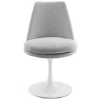 Modway - Lippa Salle à manger pivotante Rembourré Fauteuil d’appoint - Blanc gris clair-8