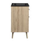 Modway - Maverick 24" Vanette de salle de bain - Chêne noir-Assemblée requise