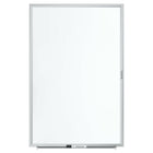Quartet Tableau magnétique effaçable à sec classique Nano-Clean - 8 pi x 4 pi - cadre alu argent-Comprend un plateau d’accessoires,  1 marqueur effaçable à sec