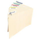 Avery – Étiquettes pour dossiers TrueBlock laser et jet d’encre – 3 7/16 po x 2/3 po – paquet de 600 (05266)-Idéal pour le codage couleur de vos dossiers, documents et reliures