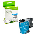 fuzion - Brother LC501XLCS Cartouche Jet d'Encre Compatible - Haut Rendement - Cyan-Cyan