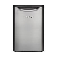 Danby - 2,6 cu. Réfrigérateur compact de 5,5 pi3 - acier inoxydable-Conforme à la norme ENERGY STAR, efficacité énergétique pour vous aider à économiser de l'argent sans sacrifier la performance