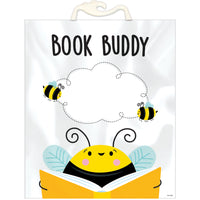 Creative Teaching Press - Abeilles occupées Abeille un lecteur Sacs de copain de livre - 6 paquets-Ces sacs de rangement ne sont pas réservés aux livres... stockez tout le matériel ou les fournitures de classe, tels que les papiers, les pièces de jeu, les activités du centre, les fournitures artistiques et plus encore !