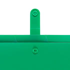 JAM Paper - Chemises de classement  - format lettre - vertes avec fermeture à pression transparente-Dispose d'une fermeture à pression pratique pour plus de sécurité et de sûreté pour vos documents