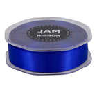 JAM Paper - Ruban de satin double face - 7/8" de large x 25 m - Bleu roi-Notre ruban décoratif est fabriqué à partir de satin double face de la plus haute qualité, avec une finition lisse !