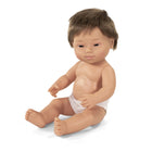 Miniland Educational - Poupée bébé 15 po anatomiquement correcte - Garçon trisomique-Léger parfum de vanille