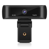 Kopplen - Caméra Web de Conférence Vidéo 4K UHD Pro-Compatible avec PC et Mac, cette caméra Web enregistre des vidéos en 4K Ultra HD, ce qui la rend parfaite pour le streaming en direct pour le travail, l’école ou le gaming, ainsi que pour communiquer avec la famille et les amis