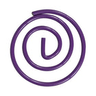 JAM Paper - Trombones ronds - violets - paquet de 50-Quantité : 50 par boîte | Emballé dans une boîte transparente réutilisable pour garder votre bureau ou votre tiroir de bureau organisé