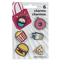 Merangue -  Petits charmes - Snacks - Paquet de 6-Des designs mignons et ludiques sur le thème des collations