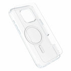 OtterBox - Kit Protection&Alimentation (Symmetry transparente avec MagSafe & chargeur mural 30W blanc) pour iPhone 16 Pro Max - Transparente-Verre Anti-rayures de qualité supérieure