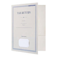 JAM Paper - Dossiers de présentation - avec fente pour carte sur le devant et motif de déclaration de revenus pré-imprimé - 9 x 12 po - paquet de 25-Si vous recherchez un dossier pour tous vos besoins professionnels, nos dossiers de présentation 9" x 12" sont le choix parfait