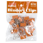 JAM Paper - Pinces à reliure colourées - petites - 19 mm (3/4 po) - orange - paquet de 25-Couleur : Orange | Fabriqué en acier trempé pour une tenue extra forte