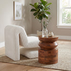 Zuo - Opam Fauteuil d’appoint - Blanc-Dimensions: 37,0 po L x 26,4 po L x 27,6 po H