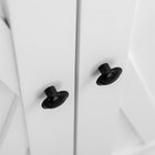 HOMCOM - Armoire de garde-manger de cuisine haute style ferme 71 po - blanc-Le design anti-basculement assure une sécurité accrue 