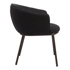Zuo - Essen Chaise de salle à manger - Noir/Bronze-Garantie limitée de 3 ans