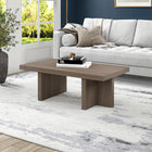Hudson&Canal - Table basse rectangulaire Dimitra 44"L - Chêne gris vieilli-Nettoyer avec un chiffon doux et sec, sans produits chimiques agressifs ni produits de nettoyage abrasifs
