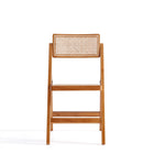 Manhattan Comfort - Lot de 4 chaises pliantes de salle à manger Pullman 46 cm style industriel chic - Nature-Hauteur d’assise : 45 cm avec une capacité de poids de 125 kg