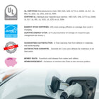 Emporia - Chargeur de véhicule électrique Classic niveau 2 48 A câblé J1772 et ensemble de gestion de charge biphasée Vue 3 - Noir-7