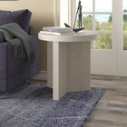 Hudson&Canal - Table d'appoint ron Holm 22" L - Aulne blanc-Nettoyer avec un chiffon doux et sec, sans produits chimiques agressifs ni produits de nettoyage abrasifs